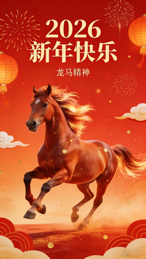 思璘华晟祝您丙午马年新年快乐！